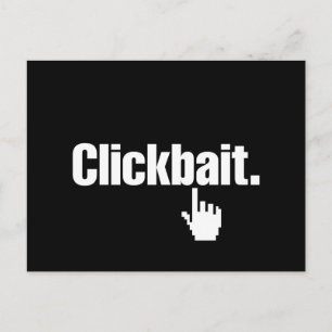 クリックベイト。 ポストカード