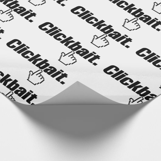 クリックベイト。 ラッピングペーパー (角)