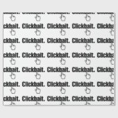 クリックベイト。 ラッピングペーパー (フラット)