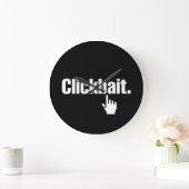 クリックベイト。 ラージ壁時計 (ホーム)