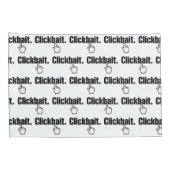 クリックベイト。枕ケース 枕カバー (裏面-右)