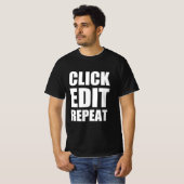 クリック編集 Tシャツ (正面フル)