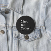 クリック、入札、コレクション。ブックボタン 缶バッジ (インサイチュ)