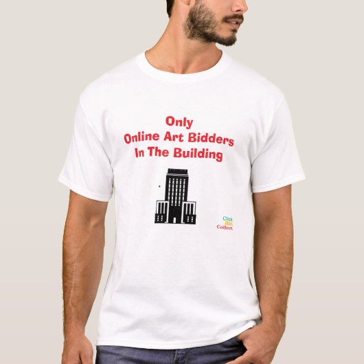 クリック、入札、コレクション。ブック Tシャツ (正面)