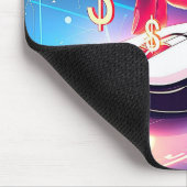 「クリック。共有。稼ぐ。リンクを現金に変えろ!」 マウスパッド (コーナー)