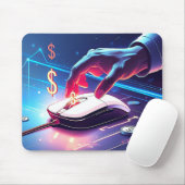 「クリック。共有。稼ぐ。リンクを現金に変えろ!」 マウスパッド (マウス)