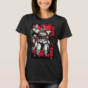 クリック 日本の伝説のメカ戦士ロボット Tシャツ