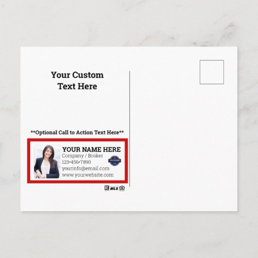 クリックCall Estateポストカ実在ードマーケティング ポストカード (裏面)