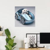 クリックVroom: Puppy Driver 2.エディション ポスター (ホームオフィス)