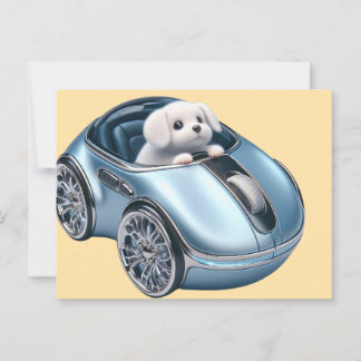 クリックVroom: Puppy Driver 2.エディション ポストカード