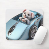クリックVroom: Puppy Driver Edition マウスパッド (マウス)
