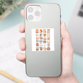 クリッターよくはしゃぐコンパニオンのステッカーパック シール (スマートフォン)