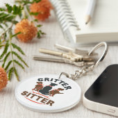 クリッターシッターかわいいペットシッター キーホルダー (正面右)