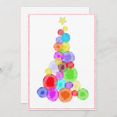 クリッツマスツリーホリデーカード シーズンカード (正面/裏面)