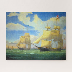 クリッパーはフィッツ・ヘンリー・レーン1853を出荷 ジグソーパズル