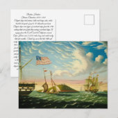 クリッパーシップBoston Harbor 1800s ポストカード (正面/裏面)