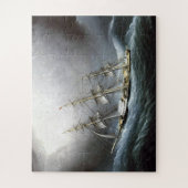 クリッパーシップCape Horn James Edward Buttersworth ジグソーパズル (縦)