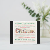 クリッパーセーリング基準 ポストカード (スタンド正面)