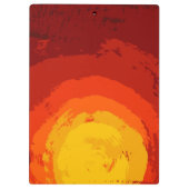 クリッパーソナライズされたプボードアフリカンサファリキリン クリップボード (裏面)