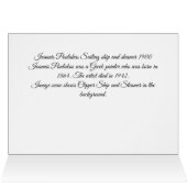 クリッパー帆船と汽船1900年代 (内部横(上))