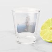 クリッパー帆船と汽船1900年代 ショットグラス (裏面)