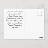 クリッパー帆船と汽船1900年代 ポストカード (裏面)