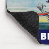 クリッパー淡い色のなビール有名なデザインの平屋建家屋はできます マウスパッド (コーナー)