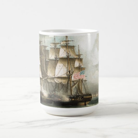 クリッパー船の外洋のマグを航海する海 コーヒーマグカップ (中央)