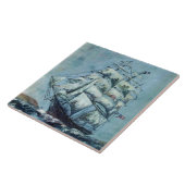 クリッパー船の西部の海岸 タイル (側面)