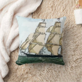 クリッパー船 クッション (ブランケット)