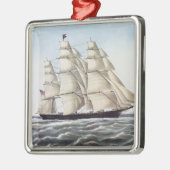 クリッパー船"飛行雲" メタルオーナメント (左)