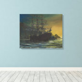 クリッパー キャンバスプリント (インサイチュ (ウッドフロア))