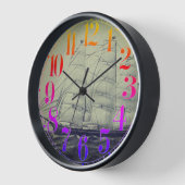 クリッパー・シップ・ヤング・アメリカ1853 壁時計 (傾斜)