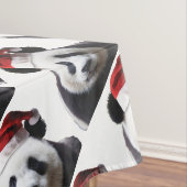 クリッピング – パンダ – サンタ–2 テーブルクロス (インサイチュ)