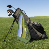 クリップの個人用設定 – ソフトゴルフタオル上 ゴルフタオル (グリーン)