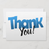 クリップアートはっきりしたフラワー付き青いロゴ – ありがとう セーブザデート (裏面)