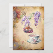 クリップアートコラージュカードアート 招待状 (裏面)