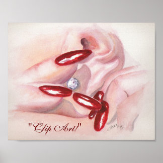 「クリップアート！」 8x10プリント ポスター