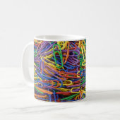 クリップカラフルのマグ コーヒーマグカップ (正面左)