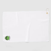 クリップタオル/ゴルフタオル – エイリアン頭を上げる ゴルフタオル (横)