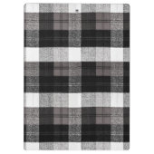 クリップパーソナライズされたボードクリスマストラックバッファロープレイドB クリップボード (裏面)