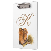 クリップパーソナライズされたボードサマーカントリー結婚式 クリップボード (左)