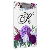 クリップパーソナライズされたボードラベンダーハイビスカスWhi クリップボード (右)