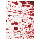 クリップパーソナライズされたボード血液（ばちゃばちゃ）跳ねるヴァンパ得イア クリップボード (裏面)