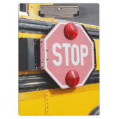 クリップボードのスクールバス停止印 クリップボード (正面)