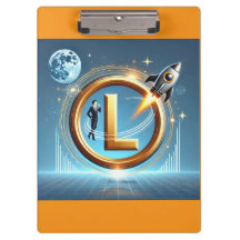 クリップボードの上の月