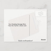 クリップボードの写真 ポストカード (裏面)