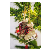 クリップボードの冬のスケート ミニクリップボード (裏面)