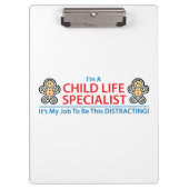 クリップボードを混乱させている子供の生命専門家 クリップボード (正面)