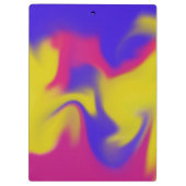 クリップボードカラフルのスマッジ クリップボード (裏面)